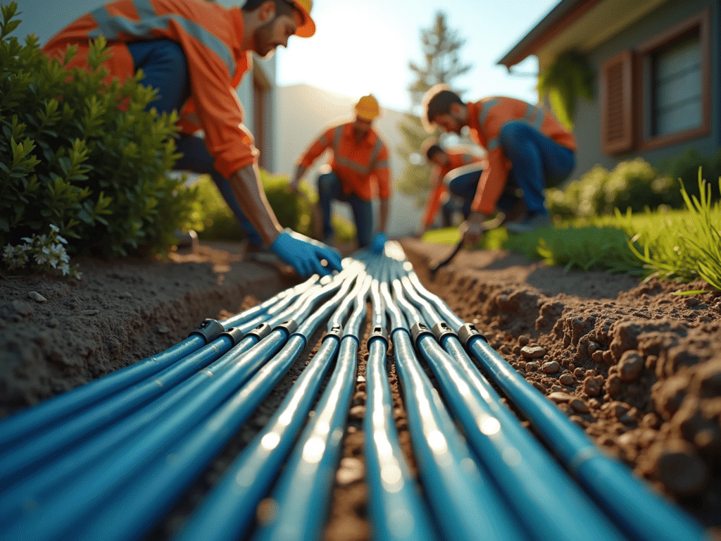 Installation fibre